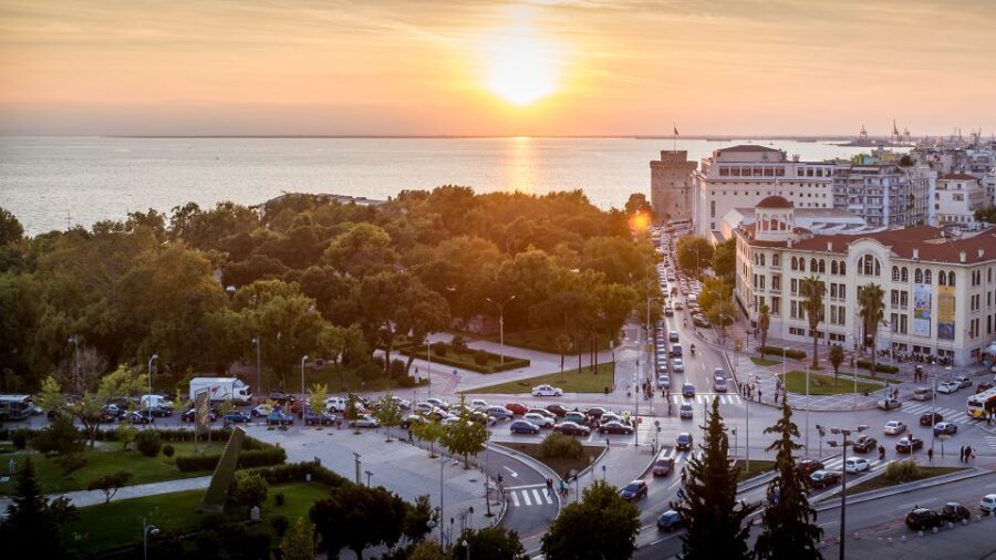 Thessaloniki: OTE Tower Rotating Experience With Light Meal