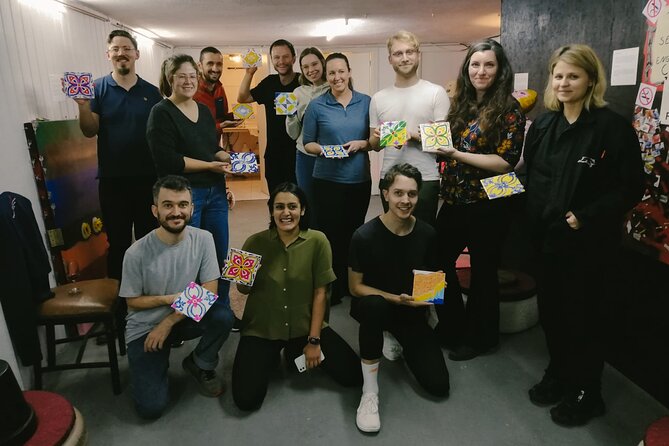 Tile Painting Workshop in Downtown Porto