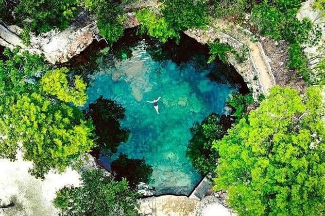 Tour 4 Cenotes Casa Tortuga Tulum. Food + Zipline. Includes Pickup.