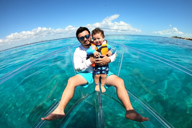Tour Isla Mujeres Excursion in Collective Transparent Boat