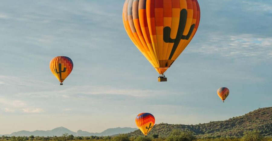 Tucson: Hot Air Balloon Ride With Champagne and Breakfast
