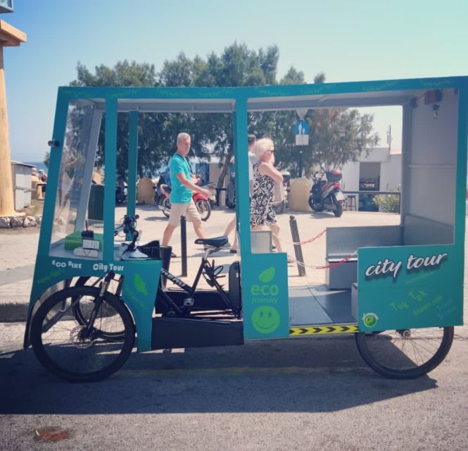 Tuktuk 4seat Electric Bicycle Bus Rhodes 30 Min City