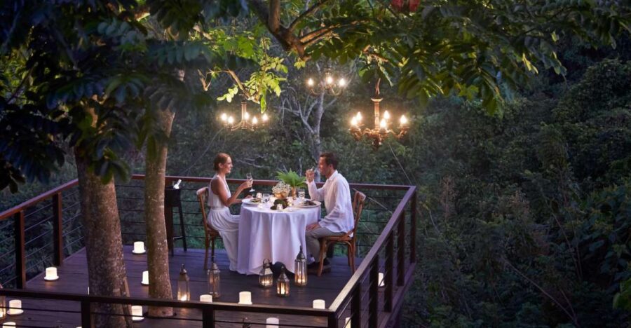 Ubud: Romantic Dinner on a Forest Tree Deck