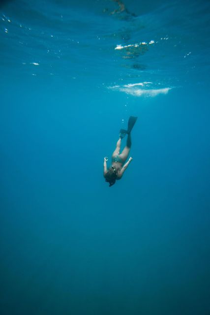 Underwater Fashion Photoshoot in Santorini