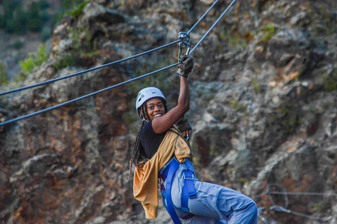 Upper Clear Creek Whitewater Rafting Plus Cliffside Zipline From Idaho Springs