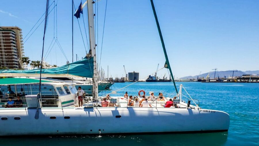Valencia: Catamaran Cruise With Swimming & Optional DJ