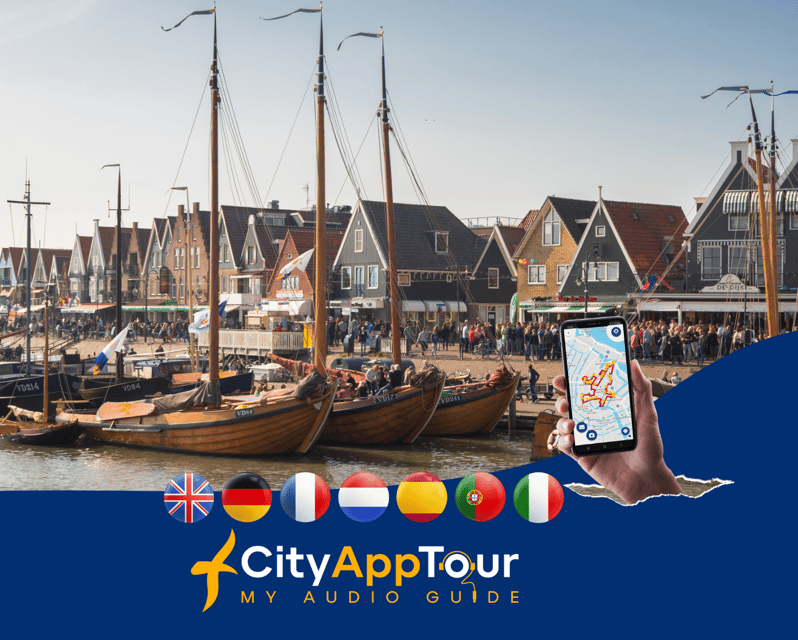 Volendam: Walking Tour With Audio Guide on App