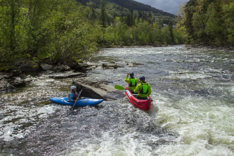 Voss: Raundal River Guided Canoe Tour