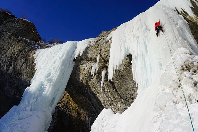 Winter Helicopter Ice Climbing Adventure - Scenic Helicopter Flight