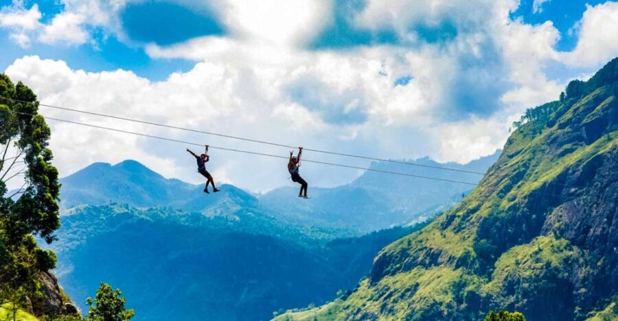 Zip Lining in Ella