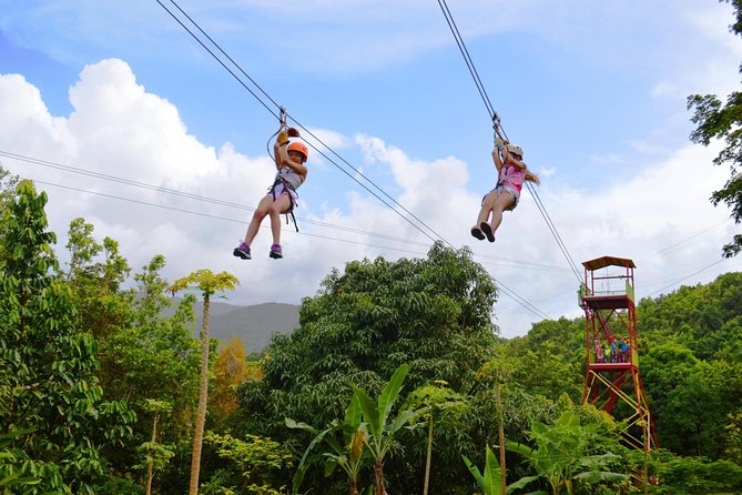 Zipline Canopy Adventure Tour With Transport From San Juan