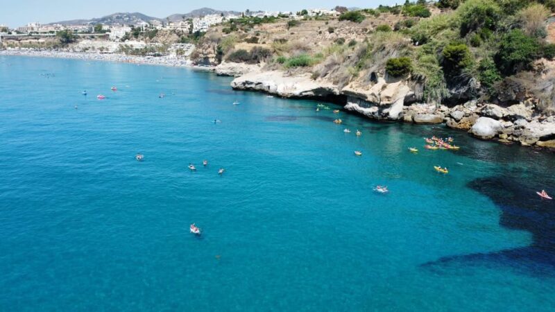 Free Route in Paddle Surfing by the Nerja and Maro Waterfall 🌊 - Reservation and Availability