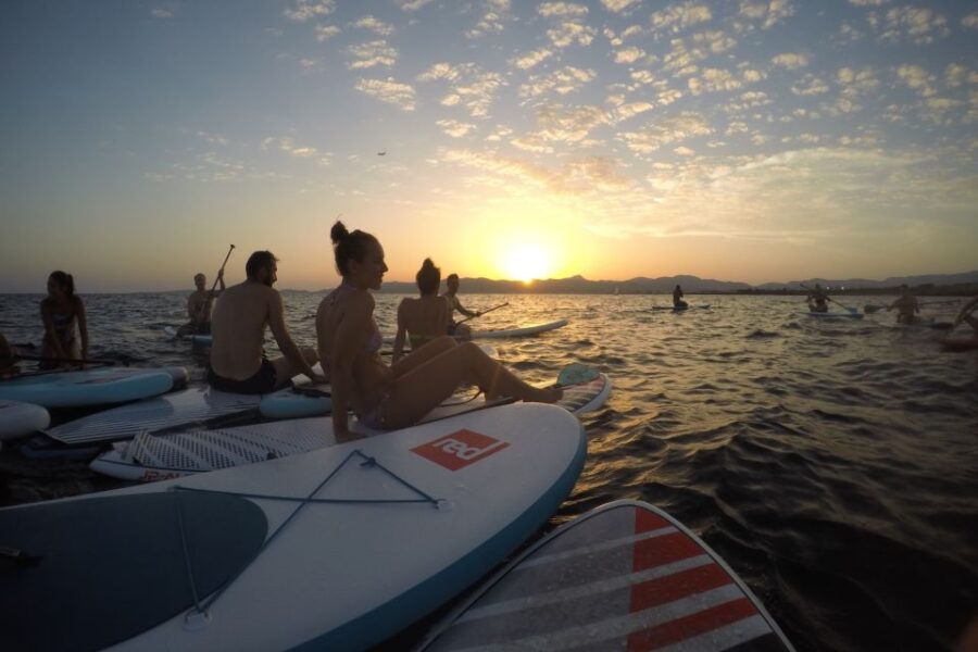Mallorca: Kayak Sunset Tour From Can Pastilla Beach