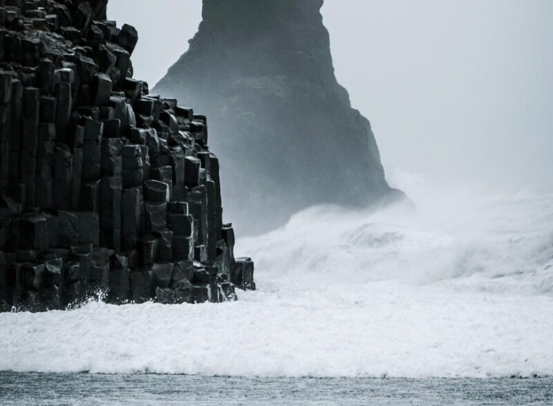 South Coast of Iceland. Black Beach, GlaсIer, Waterfalls... - Exploration of Black Beaches