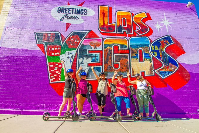 Street Art Photo Shoot & Old Vegas on E-Scooters | Lunch & Photos Included - Downtown Las Vegas
