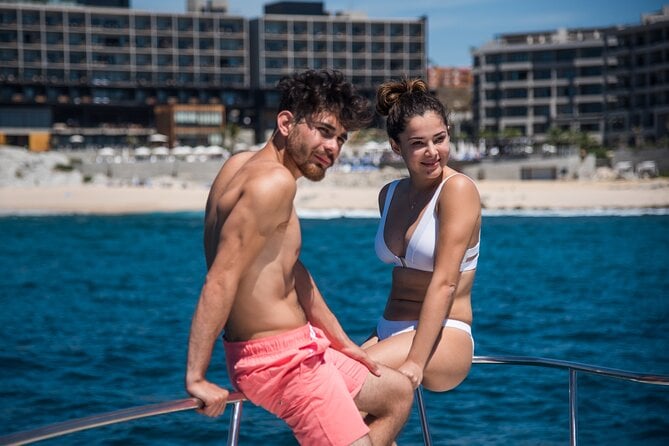 Los Cabos Luxury 50' Yacht Charter Private Tour - Lovers Beach and Snorkeling