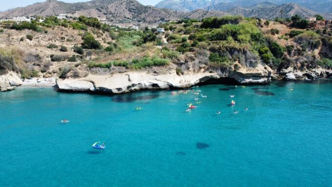 Free Route in Paddle Surfing by the Nerja and Maro Waterfall 🌊 - Meeting Point and Arrival