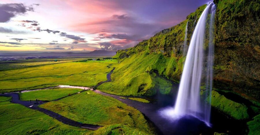 South Coast of Iceland. Black Beach, GlaсIer, Waterfalls…