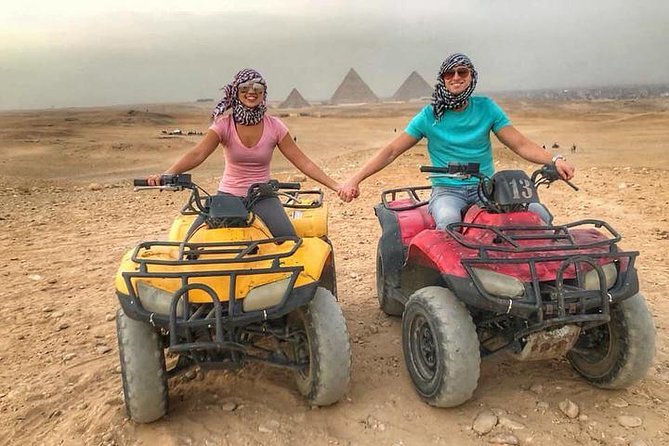 Amamzing Day Tour To Giza Pyramids With Camel Ride & Four Wheeler (ATV)
