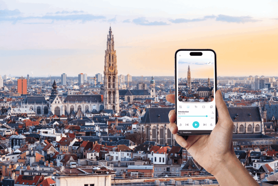Antwerp In App Audio Tour : Belgian Port City (EN, DU)