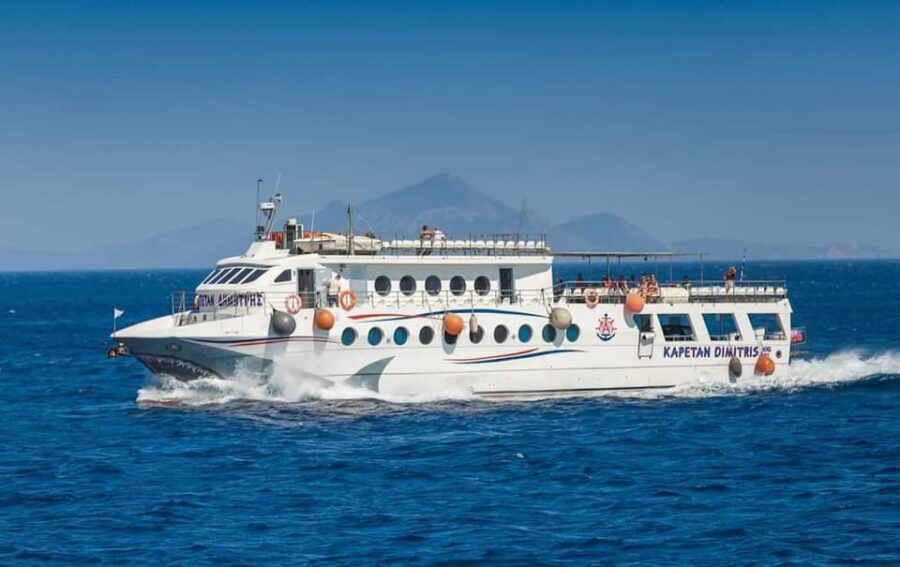 From Kardamena: Nisyros Ferry Tickets & Volcano Bus Transfer