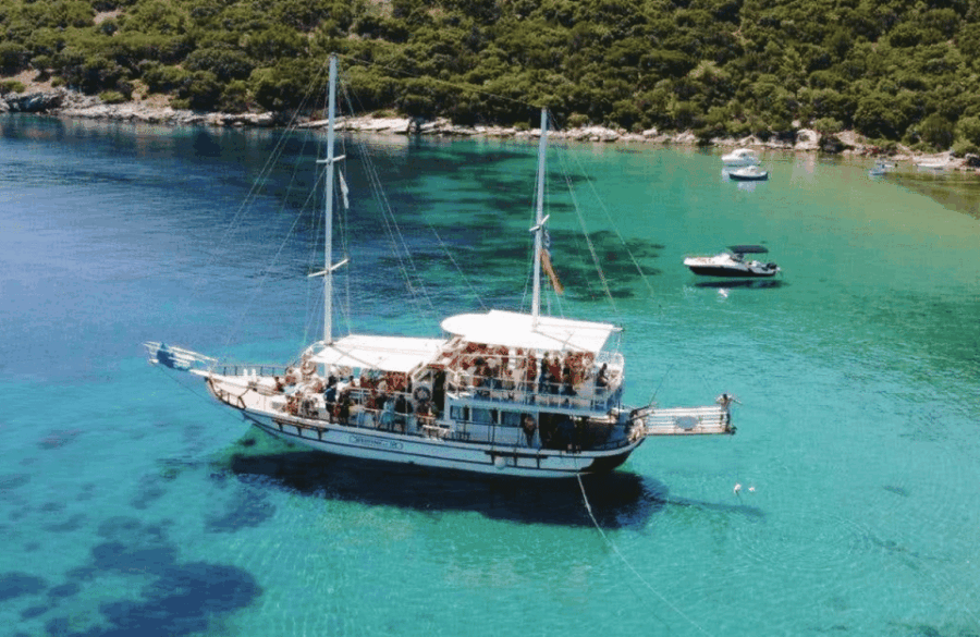 Samos East Coast by Boat With Beachside BBQ