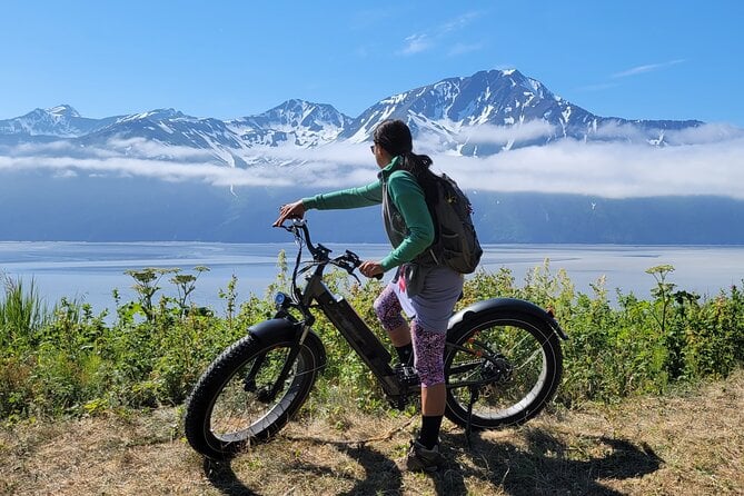 Unguided EBike the Bird to Gird Trail E Bike Anchorage Girdwood