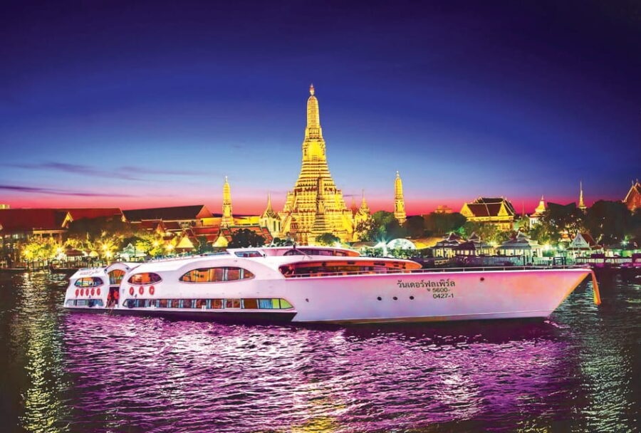 Bangkok: Wonderful Pearl Dinner Cruise and Live Performance