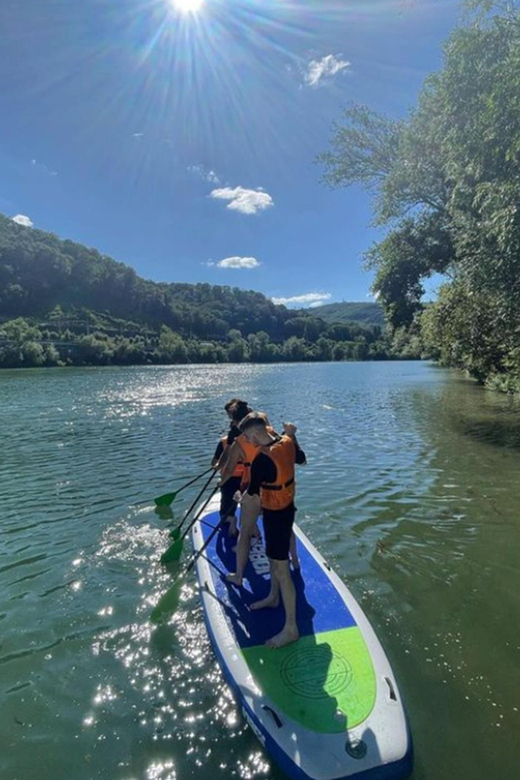1h30 of Tandem Paddle on the Saône River Near Lyon