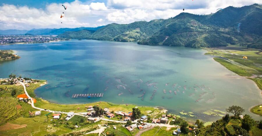 30-Minute Tandem Paraglide in Pokhara