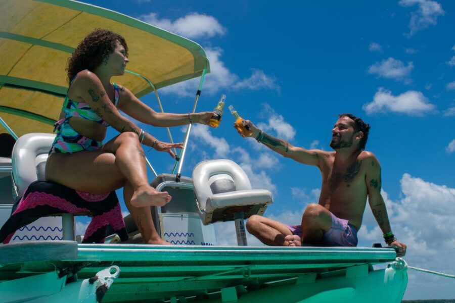 3hr Pontoon Boat Tour With Beach Club Access and Free Kayaks - Tour Overview and Pricing