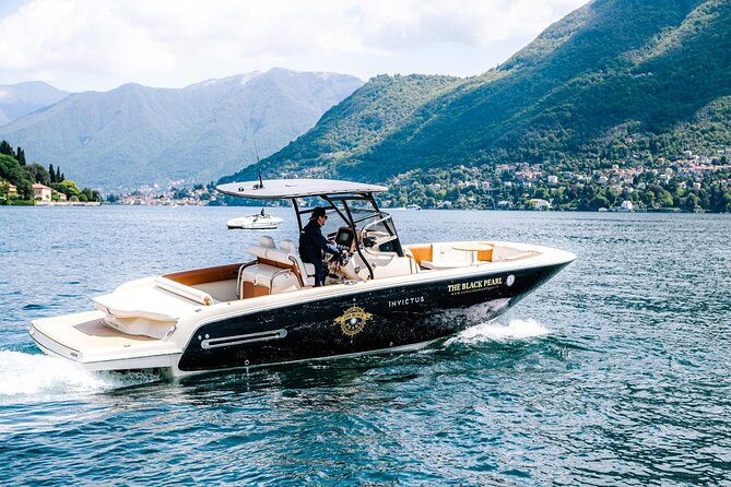 4H Private Cruise Lake Como Tender Yacht Invictus 5 Pax