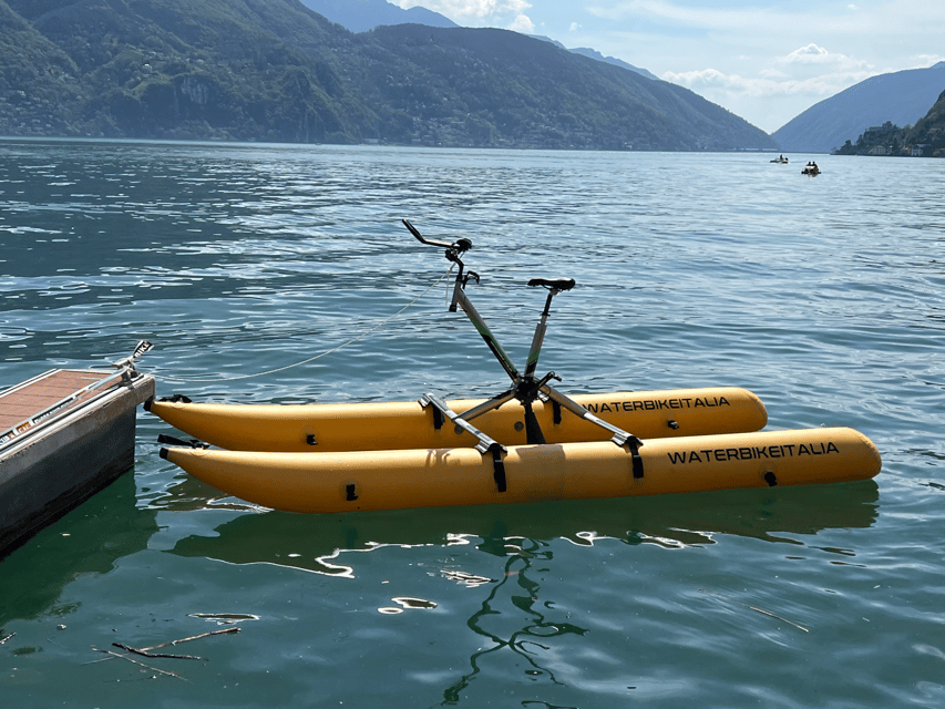 A Water Bike Adventure on Lake Lugano - Activity Overview