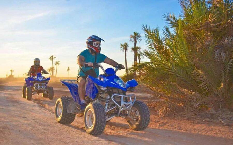 Adventure Quad Bike In Marrakech Palmeraie.