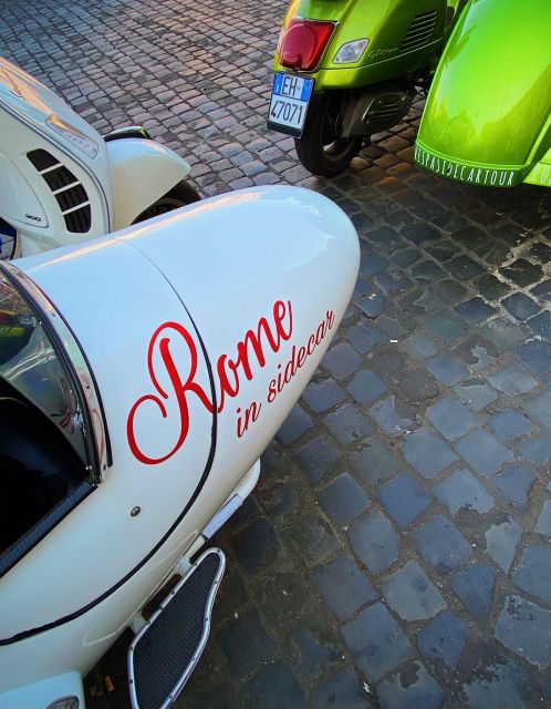 Afternoon Vespa Sidecar Tour With Gourmet Gelato Stop