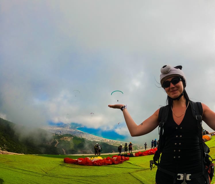 Alanya/Side: Tandem Paragliding With Transfer Option