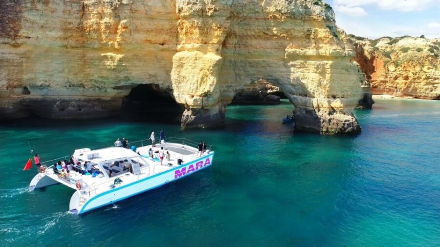 Albufeira: Catamaran Cruise With BBQ & Open Bar on the Beach - Activity Overview