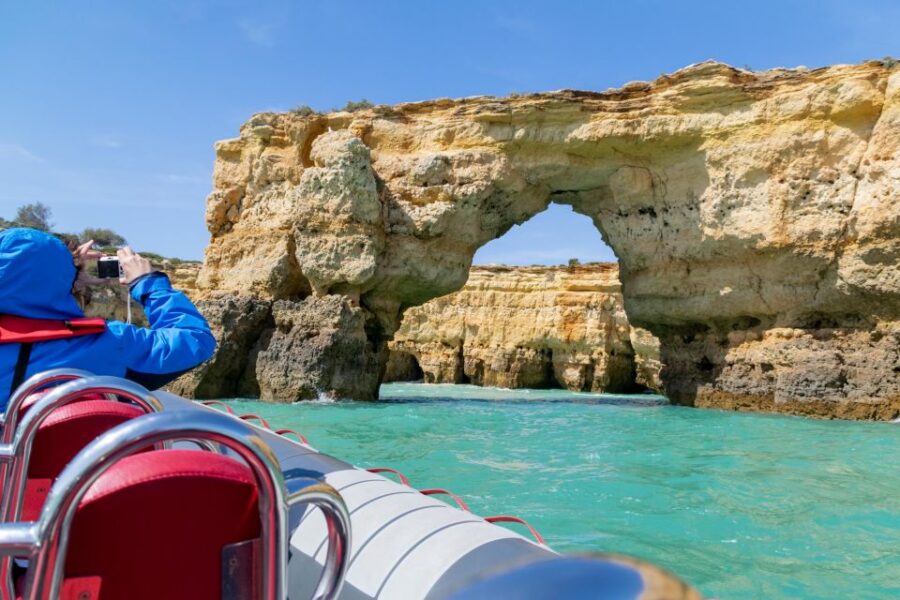 Albufeira: Dolphins, Benagil Caves and Coastline Boat Tour