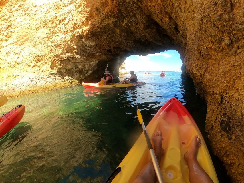 Alvor: Explore Caves Boat and Kayak Tour