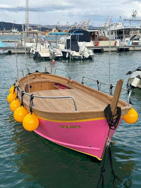 Amazing Sunset on the Pink Hyena in Portovenere
