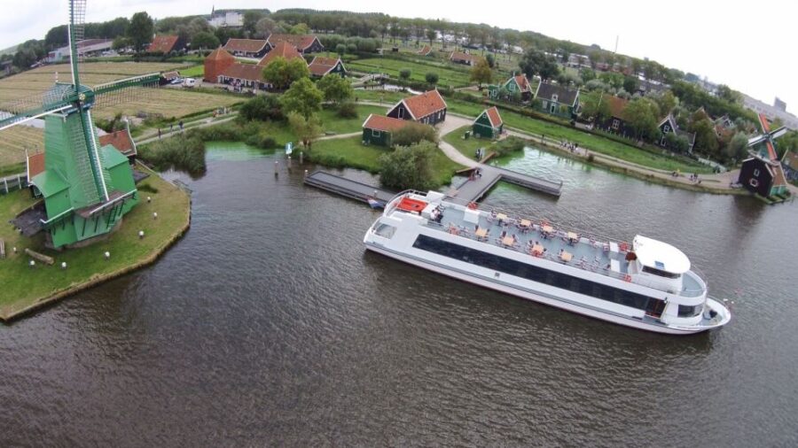 Amsterdam: Boat Cruise to Windmill Village at Zaanse Schans