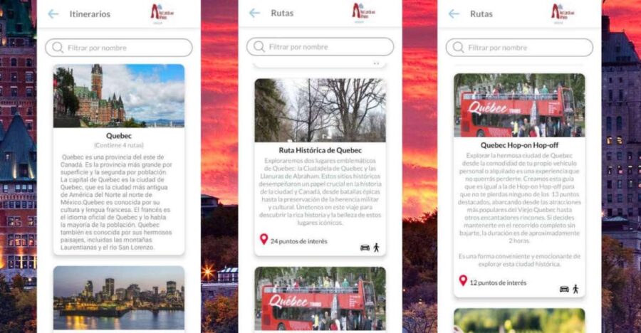 APP Self-Guided Routes Quebec With Multi-Language Audioguide - Overview and Pricing