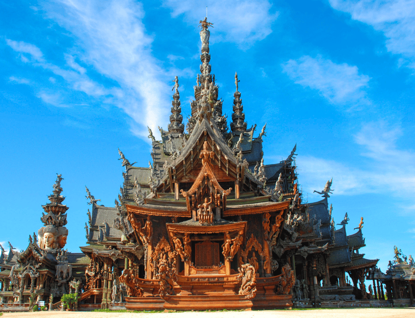 Bangkok: Day Trip to Pattaya Beaches and Sanctuary of Truth - Tour Duration and Transportation