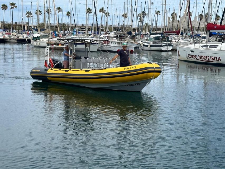 Barcelona: Speed Boat Skyline View