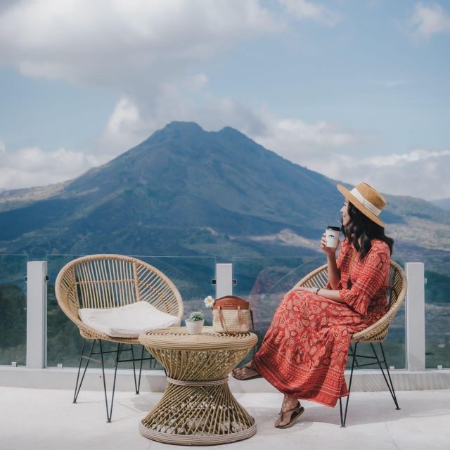 Batur: Hot Springs, Waterfall, Tirta Empul Tour With Lunch