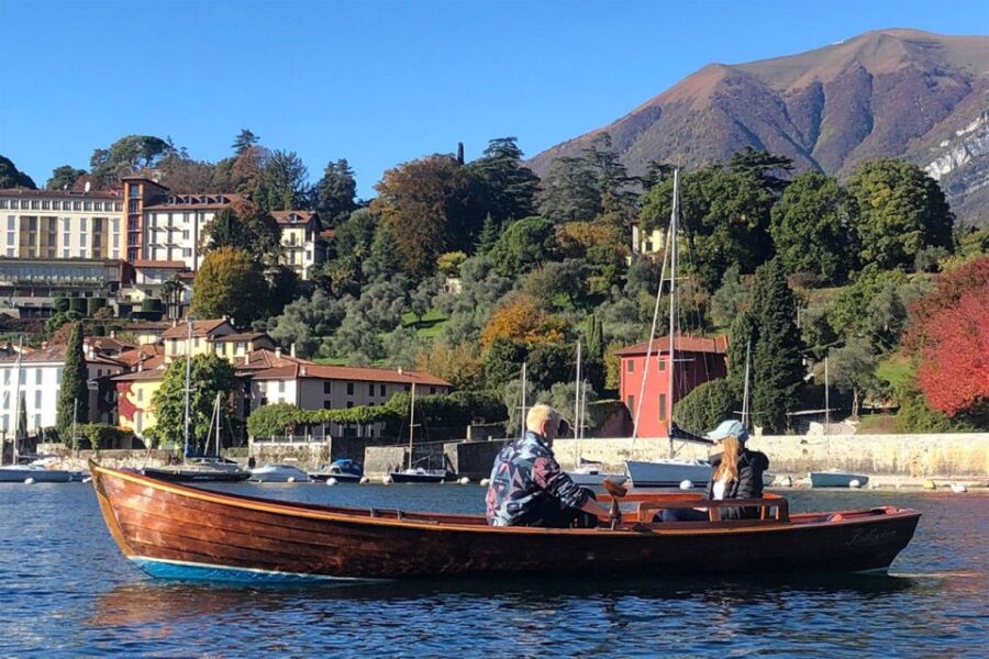 Bellagio: Vintage Wooden Boat Rowing Experience on Lake Como