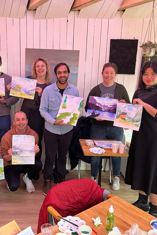 Bergen: Paint Norwegian Landscape With Watercolor