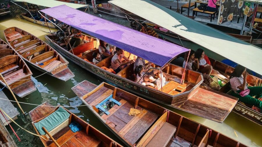 BKK : Private Damnoen Saduak Floating Market & Train Market