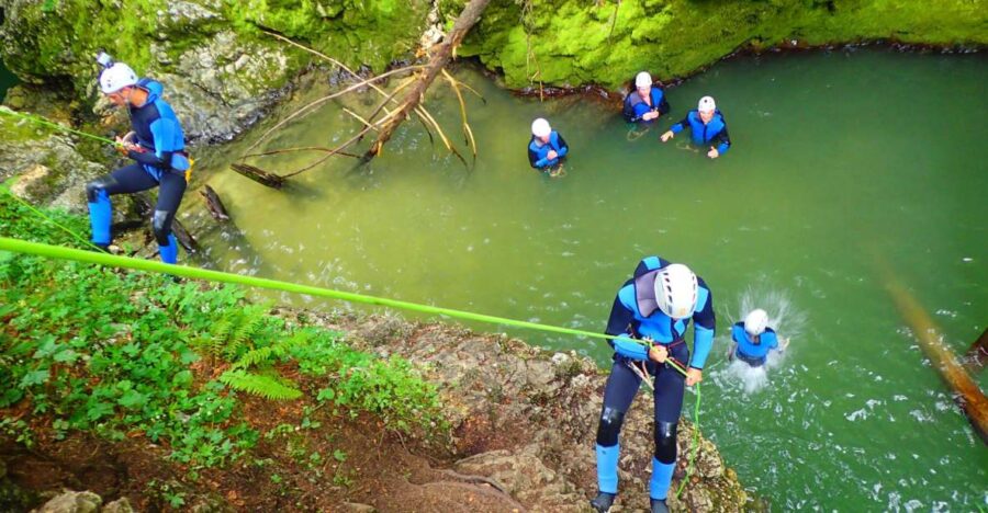 Bled: 2 Canyoning Trips in 1 Day – Free Photos and Videos