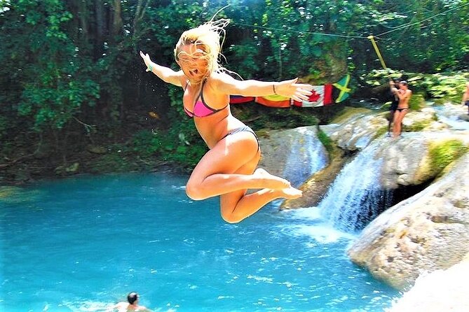Blue Hole & Secret Falls Day-Trip With Shopping From Grand Palladium